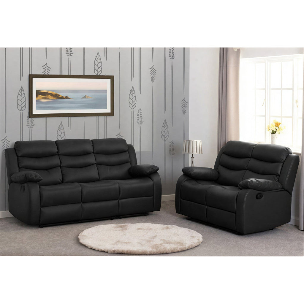 Roma 3+2 Suite - Black Pu