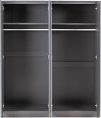 Malvern 4 Door Wardrobe - Grey