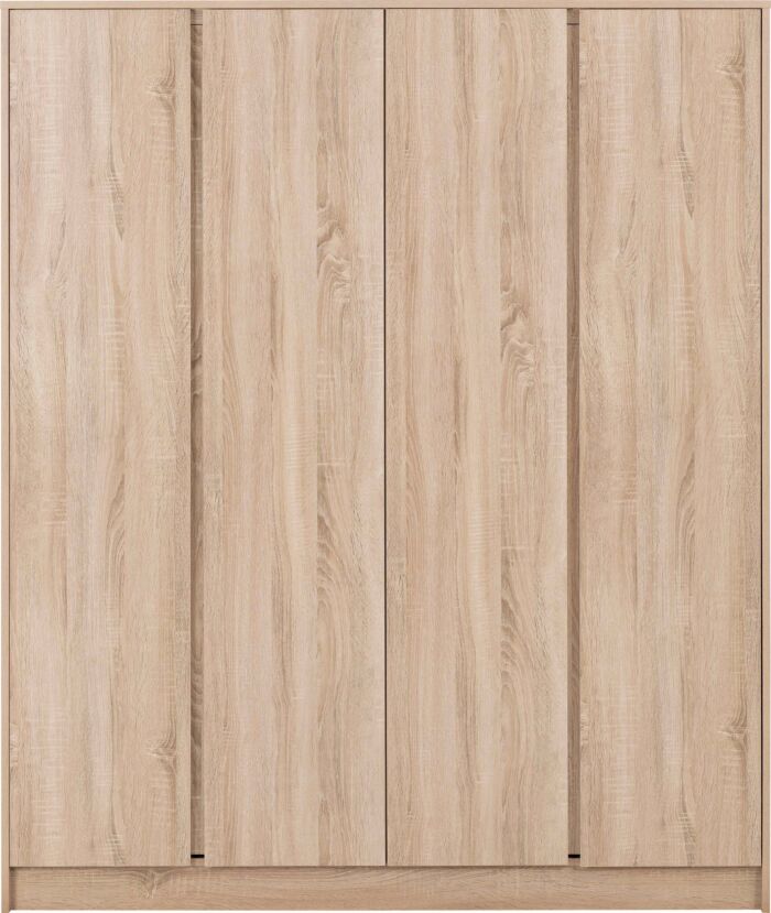 Malvern 4 Door Wardrobe - Sonoma Oak Effect