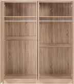 Malvern 4 Door Wardrobe - Sonoma Oak Effect