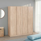 Malvern 4 Door Wardrobe - Sonoma Oak Effect