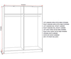 Malvern 4 Door Wardrobe - Sonoma Oak Effect