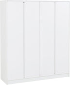 Malvern 4 Door Wardrobe - White