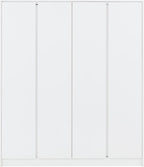 Malvern 4 Door Wardrobe - White