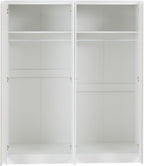 Malvern 4 Door Wardrobe - White