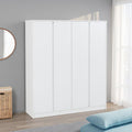 Malvern 4 Door Wardrobe - White