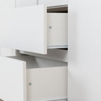 Malvern 6 Door 2 Drawer Wardrobe - White