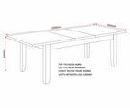 Windsor Large Extending Dining Table - Natural Oak