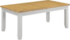Windsor Large Extending Dining Table - Pebble Grey/Oak