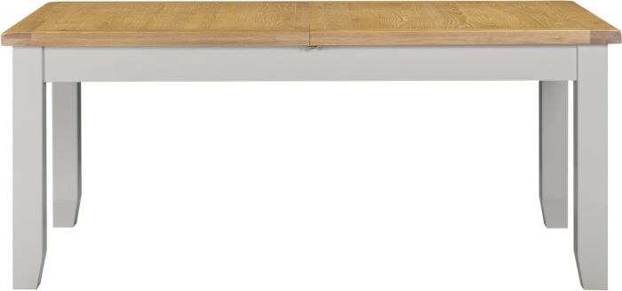 Windsor Large Extending Dining Table - Pebble Grey/Oak