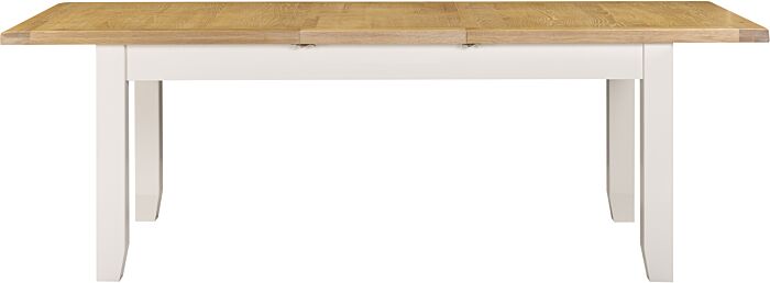 Windsor Large Extending Dining Table - Ivory/Oak