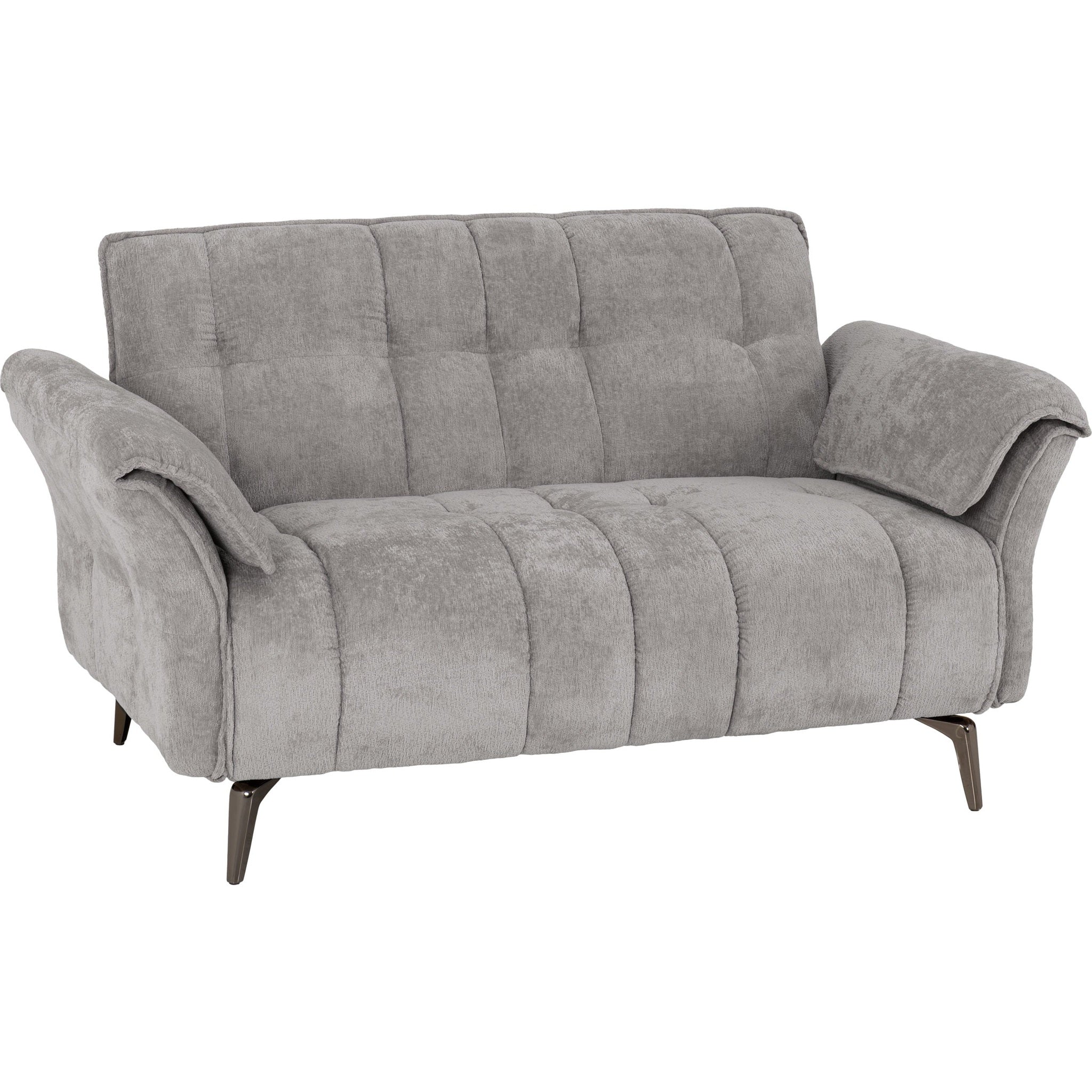 Amalfi 2 Seater Sofa - Grey Fabric