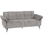 Amalfi 3 Seater Sofa - Grey Fabric