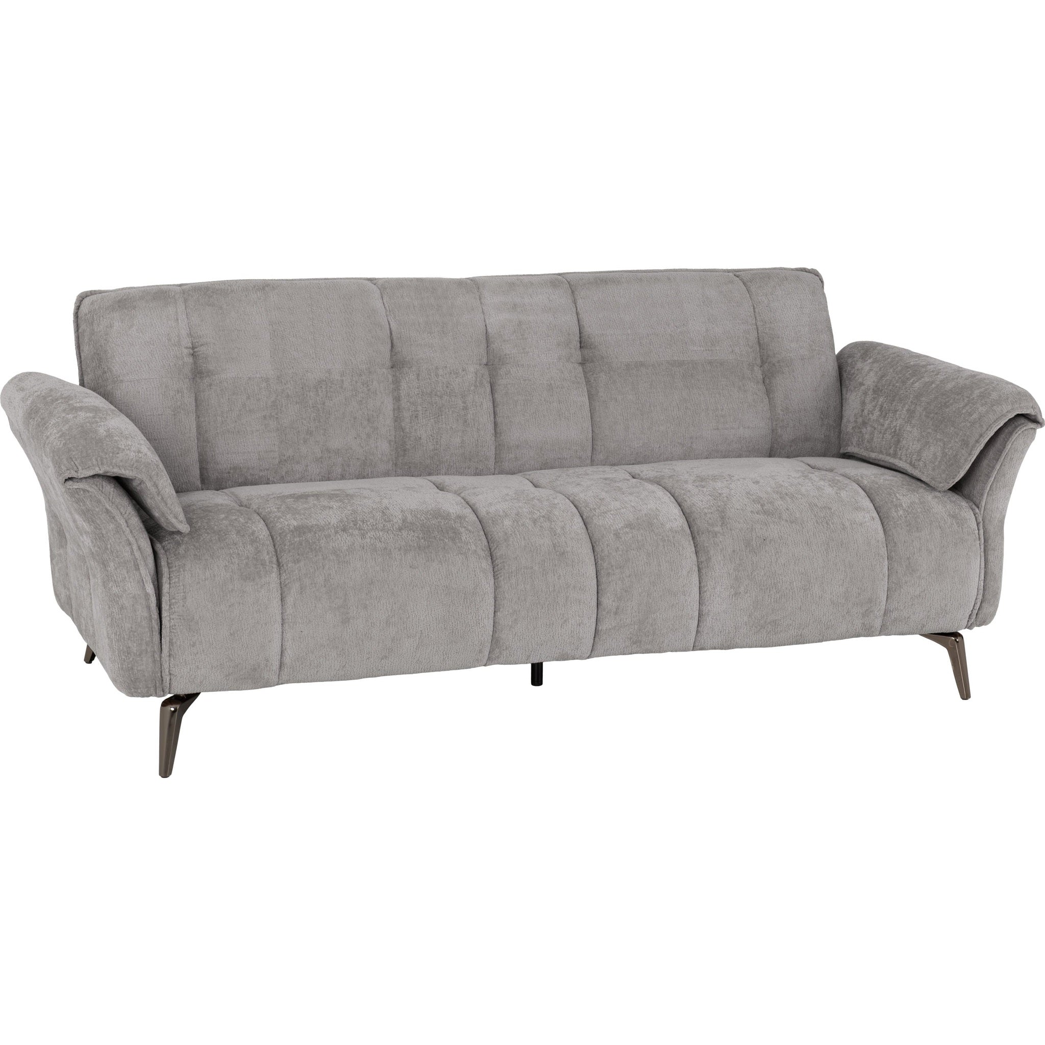Amalfi 3 Seater Sofa - Grey Fabric