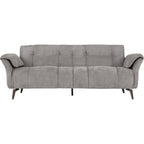 Amalfi 3 Seater Sofa - Grey Fabric