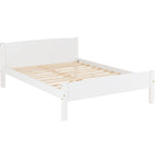 Amber 4'6" Bed - White