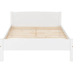 Amber 4'6" Bed - White