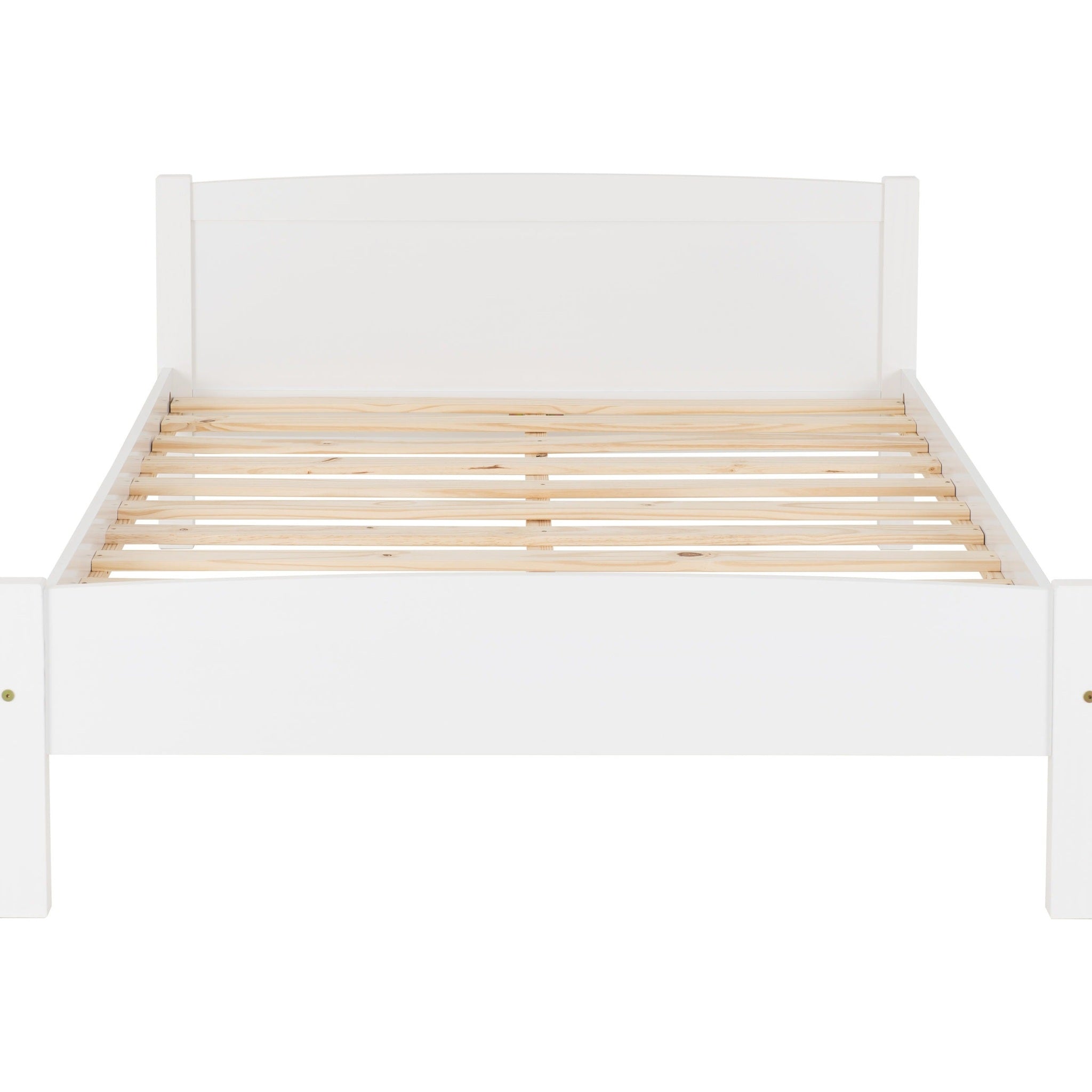 Amber 4'6" Bed - White