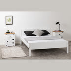Amber 4'6" Bed - White