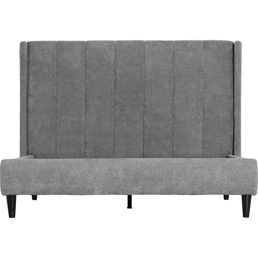 Amelia 4'6" Bed - Dark Grey Fabric
