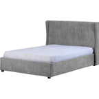 Amelia 4'6" Plus Bed - Dark Grey Fabric