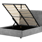 Amelia 4'6" Plus Bed - Dark Grey Fabric