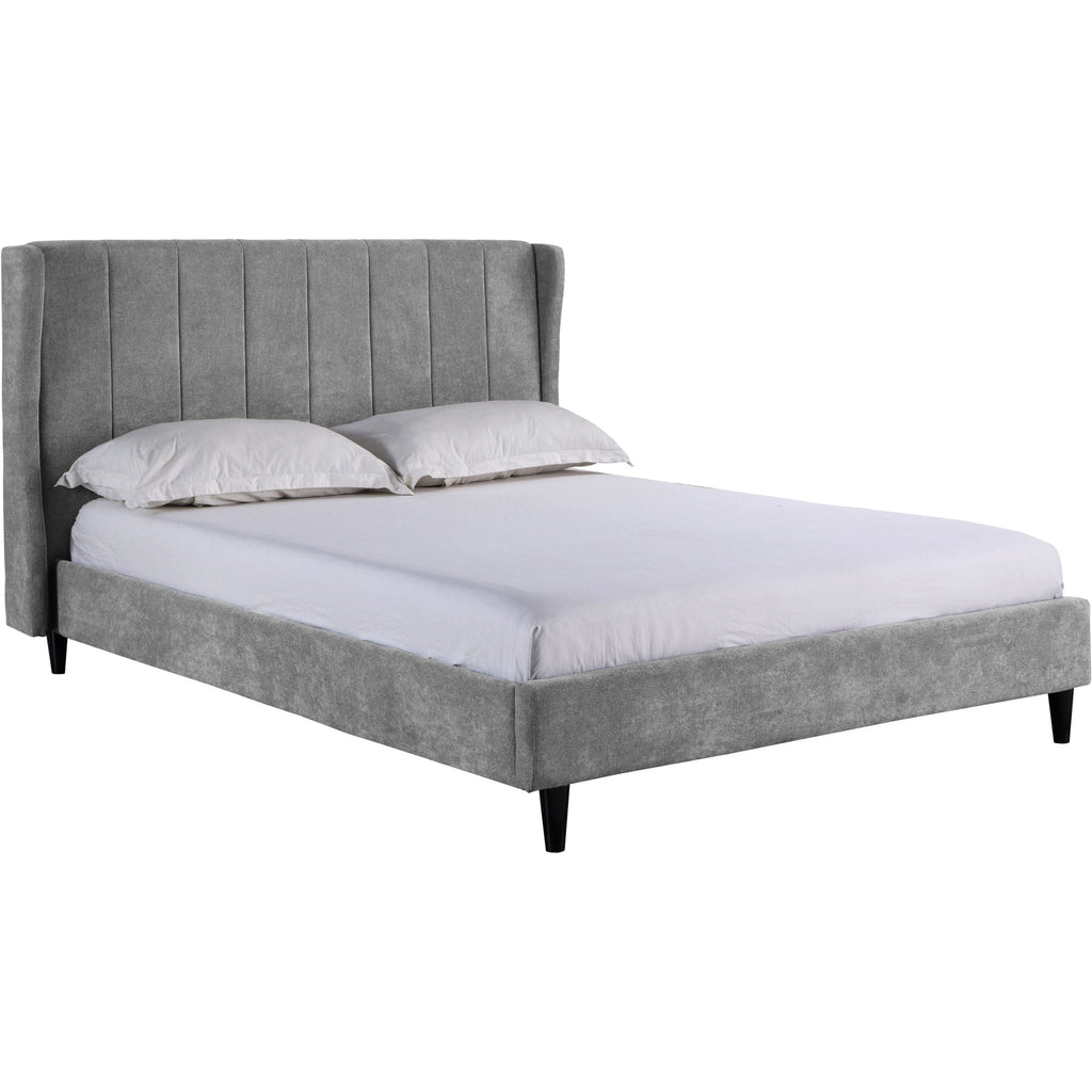 Amelia 5' Bed - Dark Grey Fabric