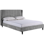 Amelia 5' Bed - Dark Grey Fabric