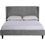 Amelia 5' Bed - Dark Grey Fabric