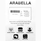 Arabella 5' Mattress - Ivory