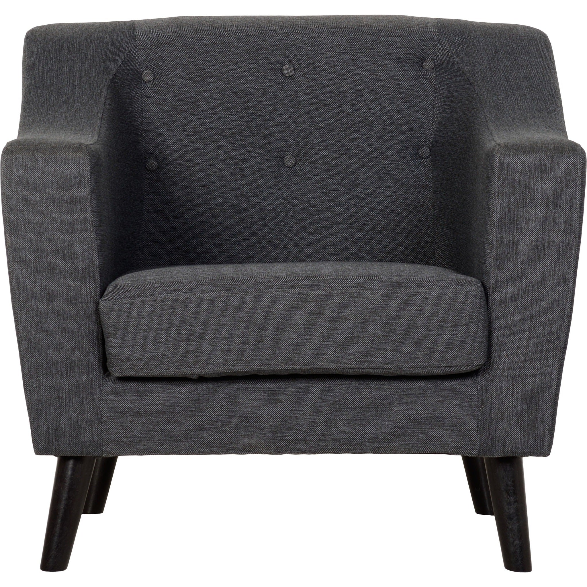 Ashley 1 Seater Sofa - Dark Grey
