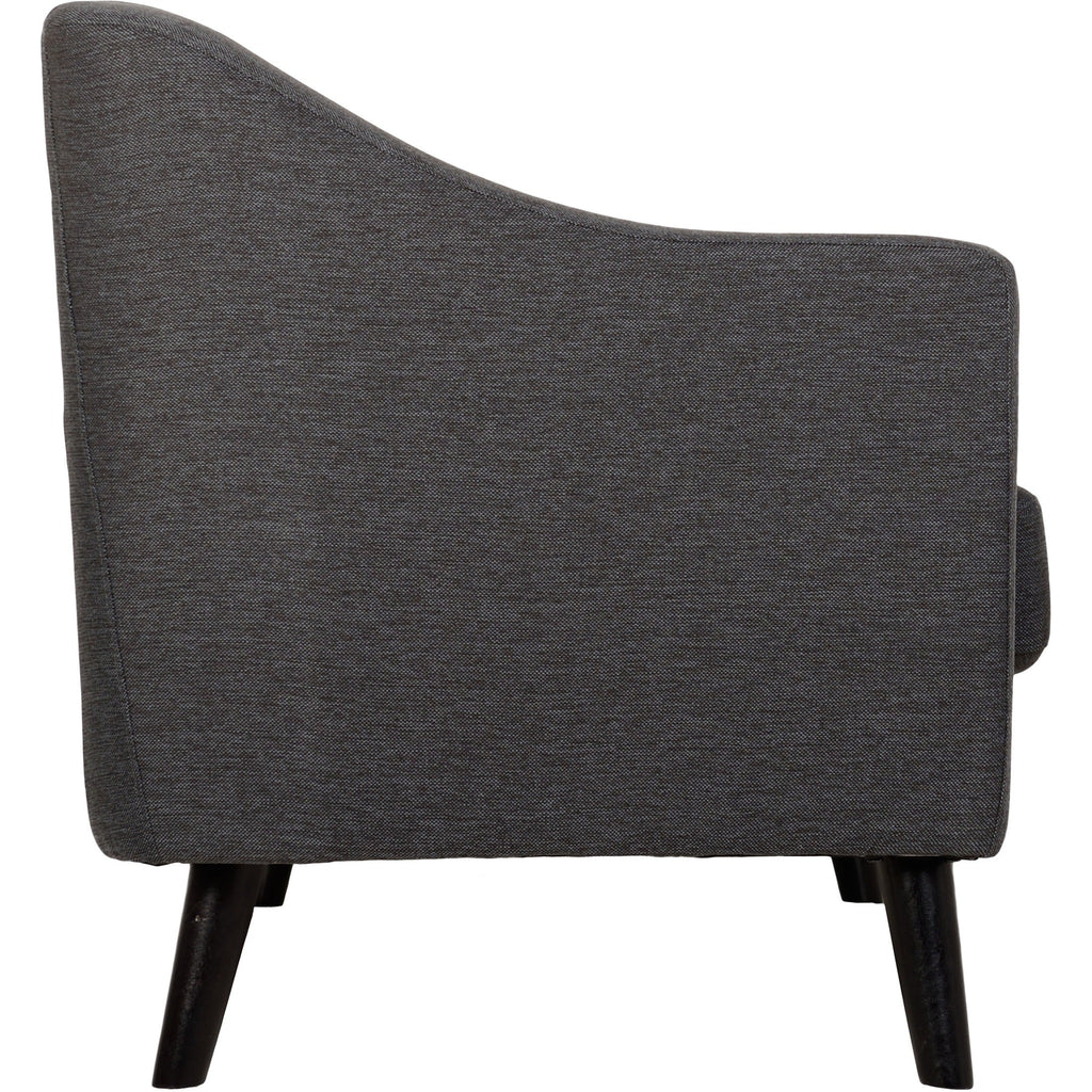 Ashley 1 Seater Sofa - Dark Grey