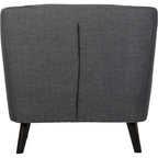 Ashley 1 Seater Sofa - Dark Grey