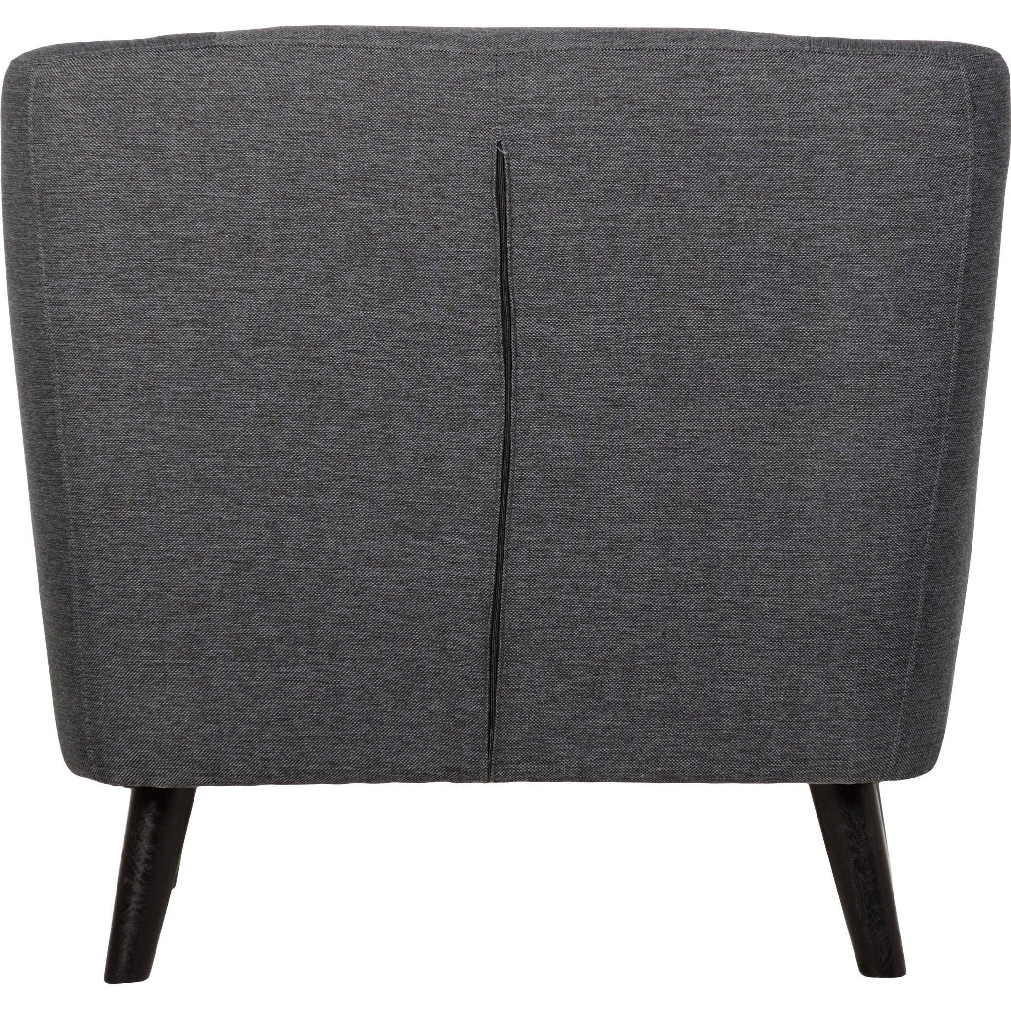 Ashley 1 Seater Sofa - Dark Grey