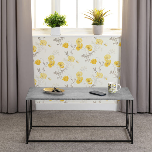 Athens Rectangular Coffee Table - Concrete Effect