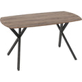 Athens Rectangular Dining Table - Medium Oak Effect
