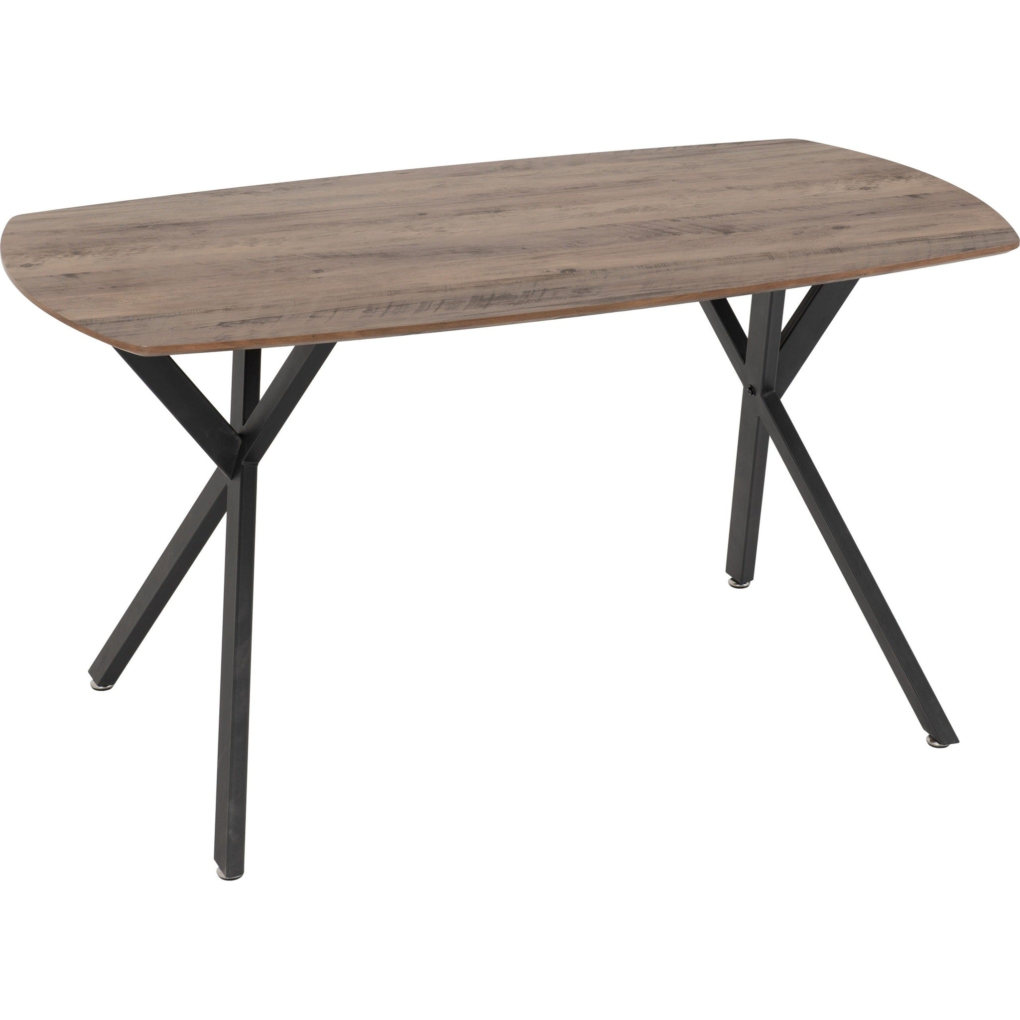 Athens Rectangular Dining Table - Medium Oak Effect