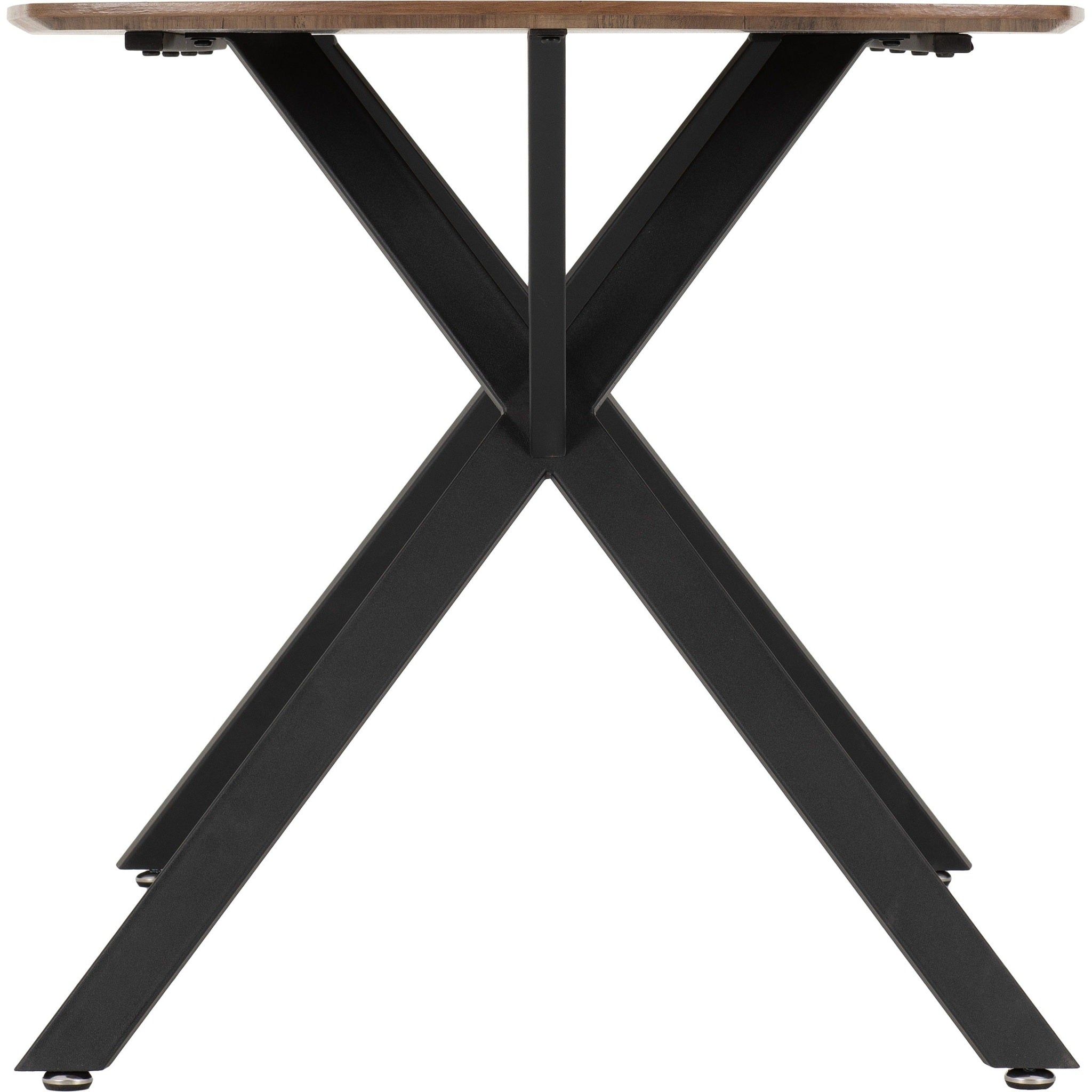 Athens Rectangular Dining Table - Medium Oak Effect