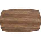 Athens Rectangular Dining Table - Medium Oak Effect