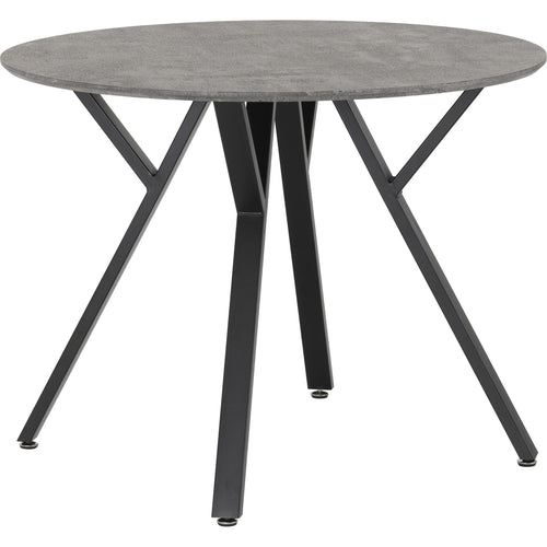 Athens Round Dining Table - Concrete Effect