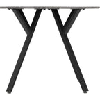 Athens Round Dining Table - Concrete Effect