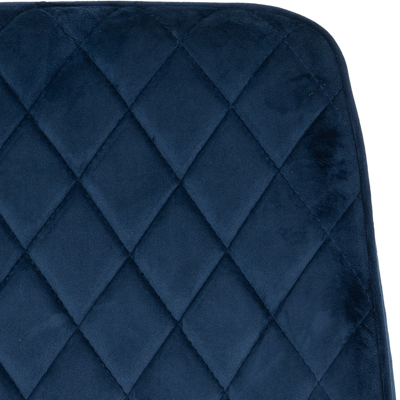 Treviso & Avery Dining Set X4 Chairs - Light Oak Effect/Sapphire Blue Velvet