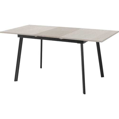 Avery & Lukas Extending Dining Set X4 Chairs - Concrete/Emerald Green Velvet
