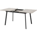 Avery Extending Dining Table - Concrete/Grey Oak Effect