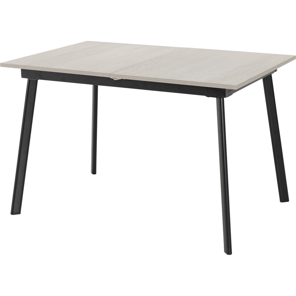 Avery Extending Dining Set X4 Chairs - Concrete/Grey Velvet