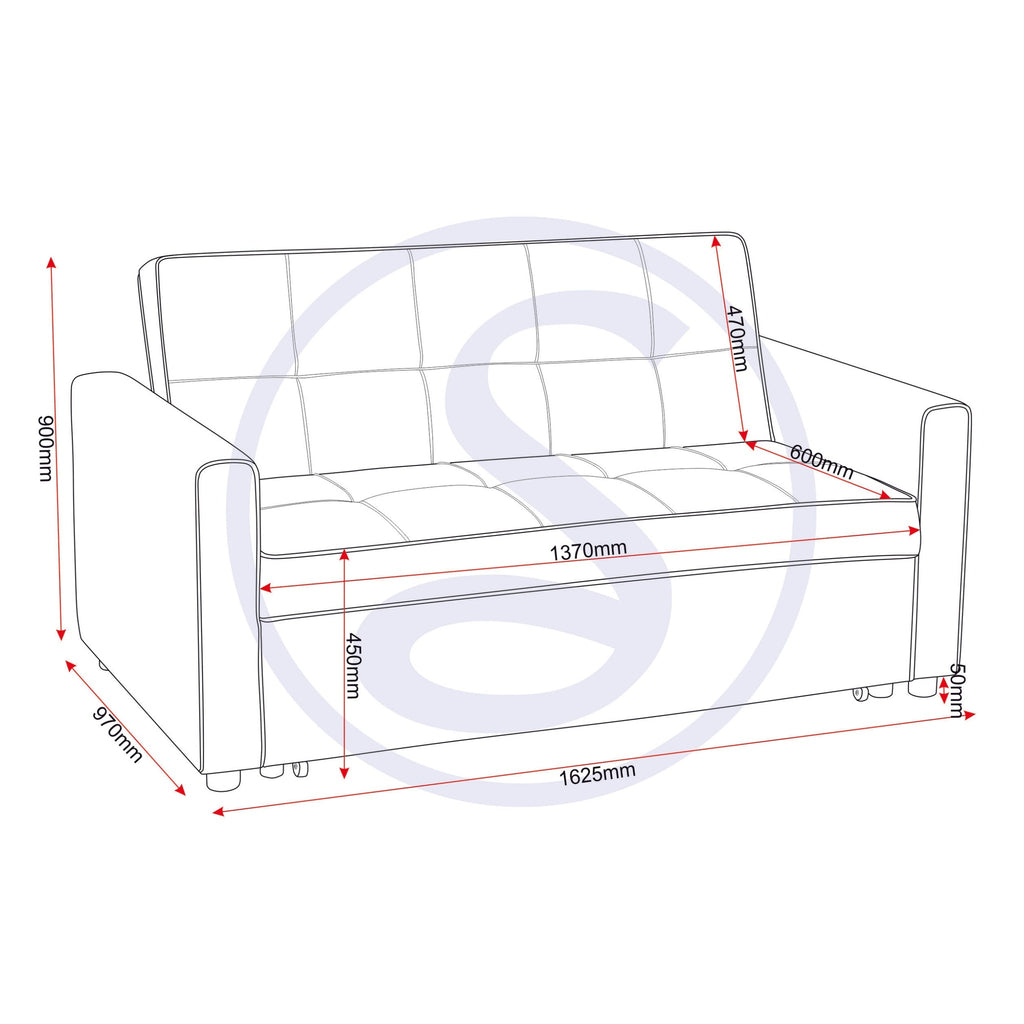 Astoria Sofa Bed - Navy Blue Fabric