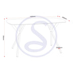 Athens Rectangular Dining Table - Medium Oak Effect