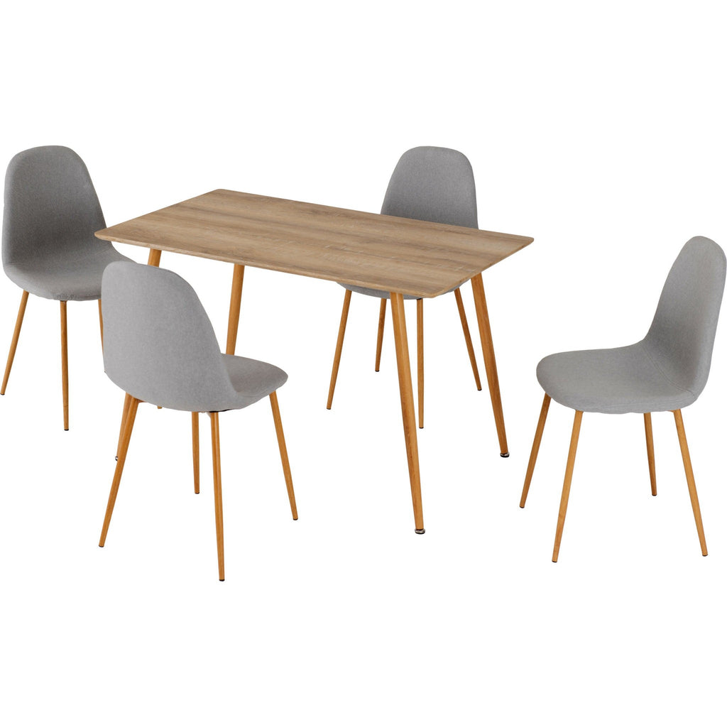 Barley Dining Table - Oak Veneer/Oak Effect