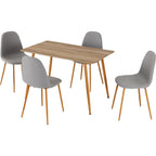 Barley Dining Table - Oak Veneer/Oak Effect