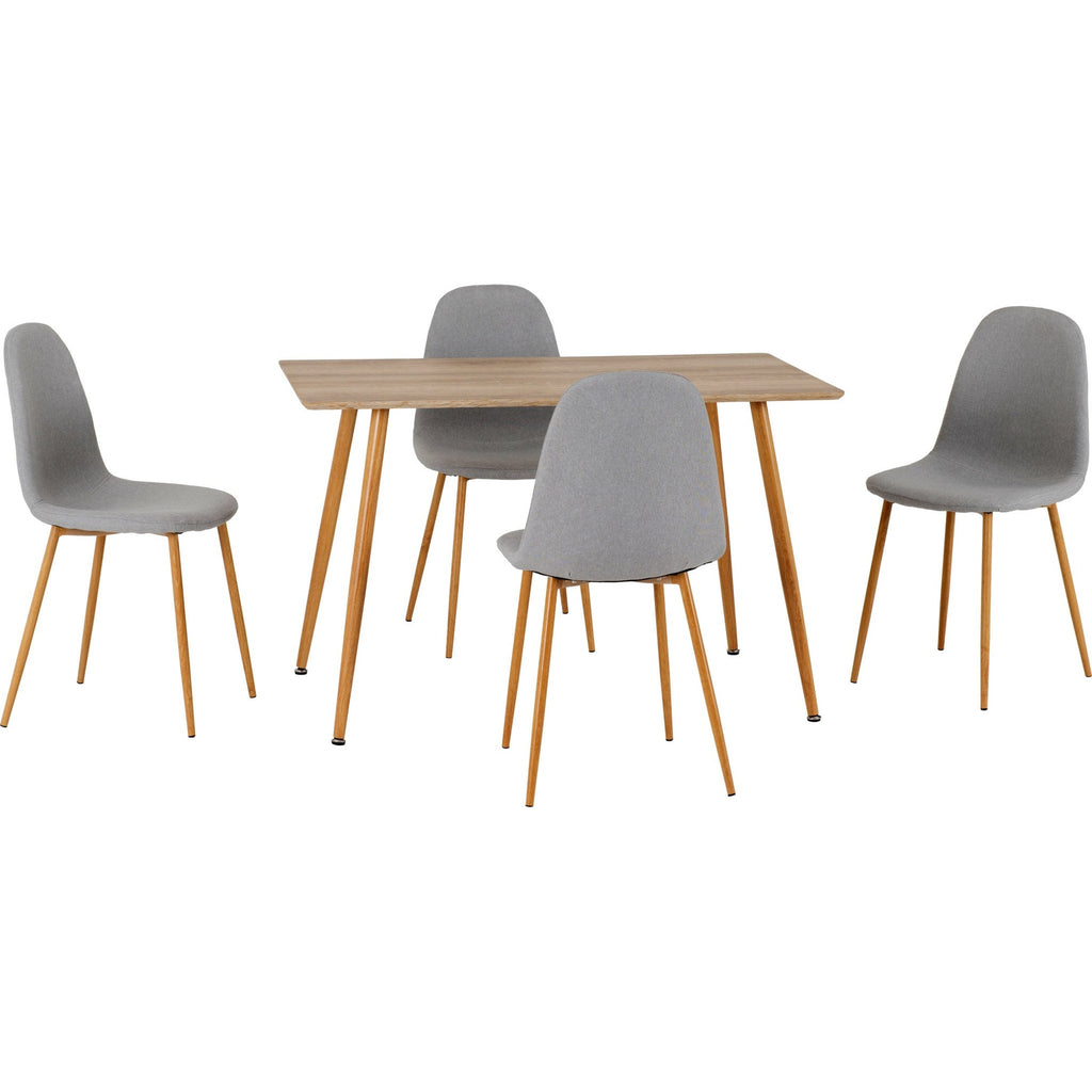 Barley Dining Table - Oak Veneer/Oak Effect